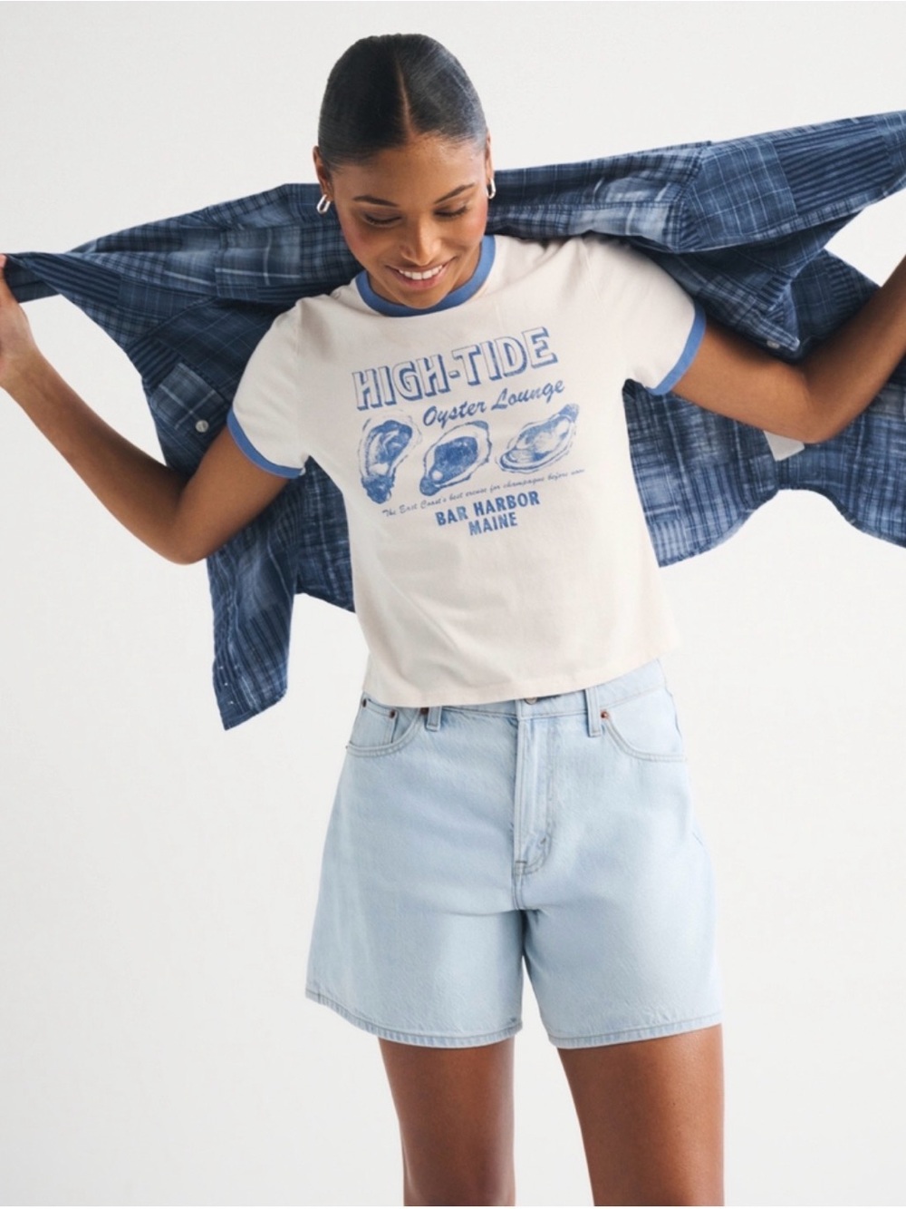 Abercrombie Women’s Curve Love High Rise Loose Short | Size 30